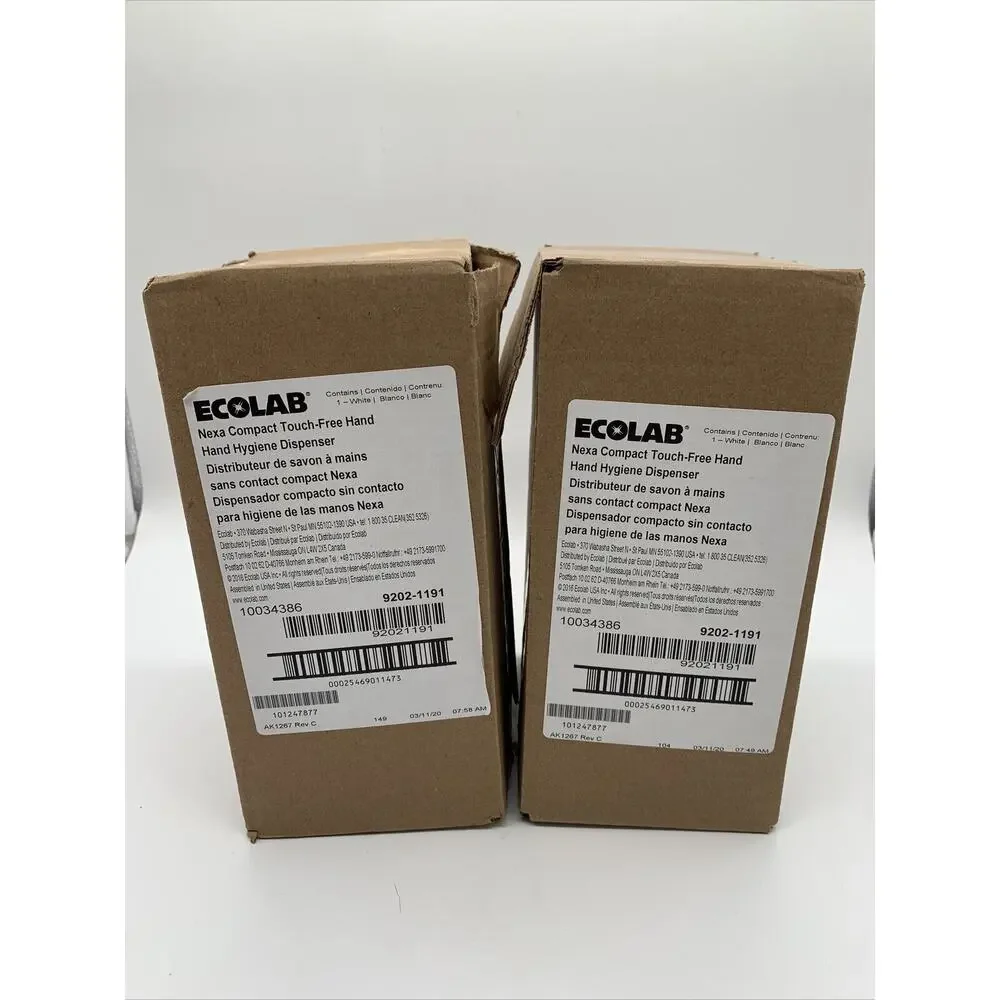 Ecolab Nexa Compact Touch Free Hand Hygiene Soap Dispenser White 2 - Picture 4 of 5
